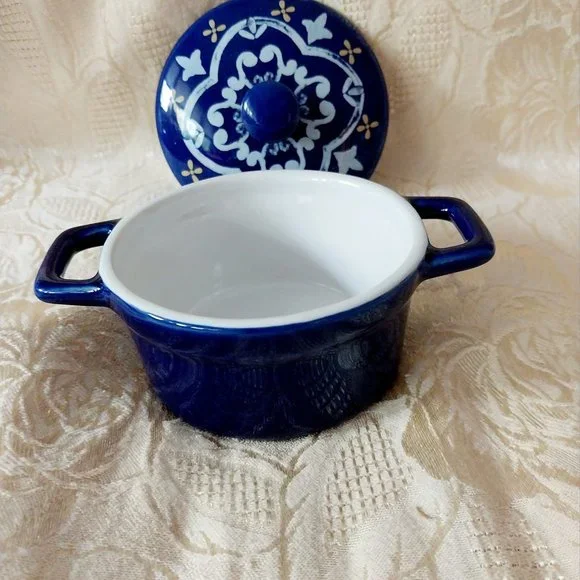 Martha Stewart Collection 1 Cocottes Small Ramekin La Dolce Vita Ceramic - Picture 3 of 8